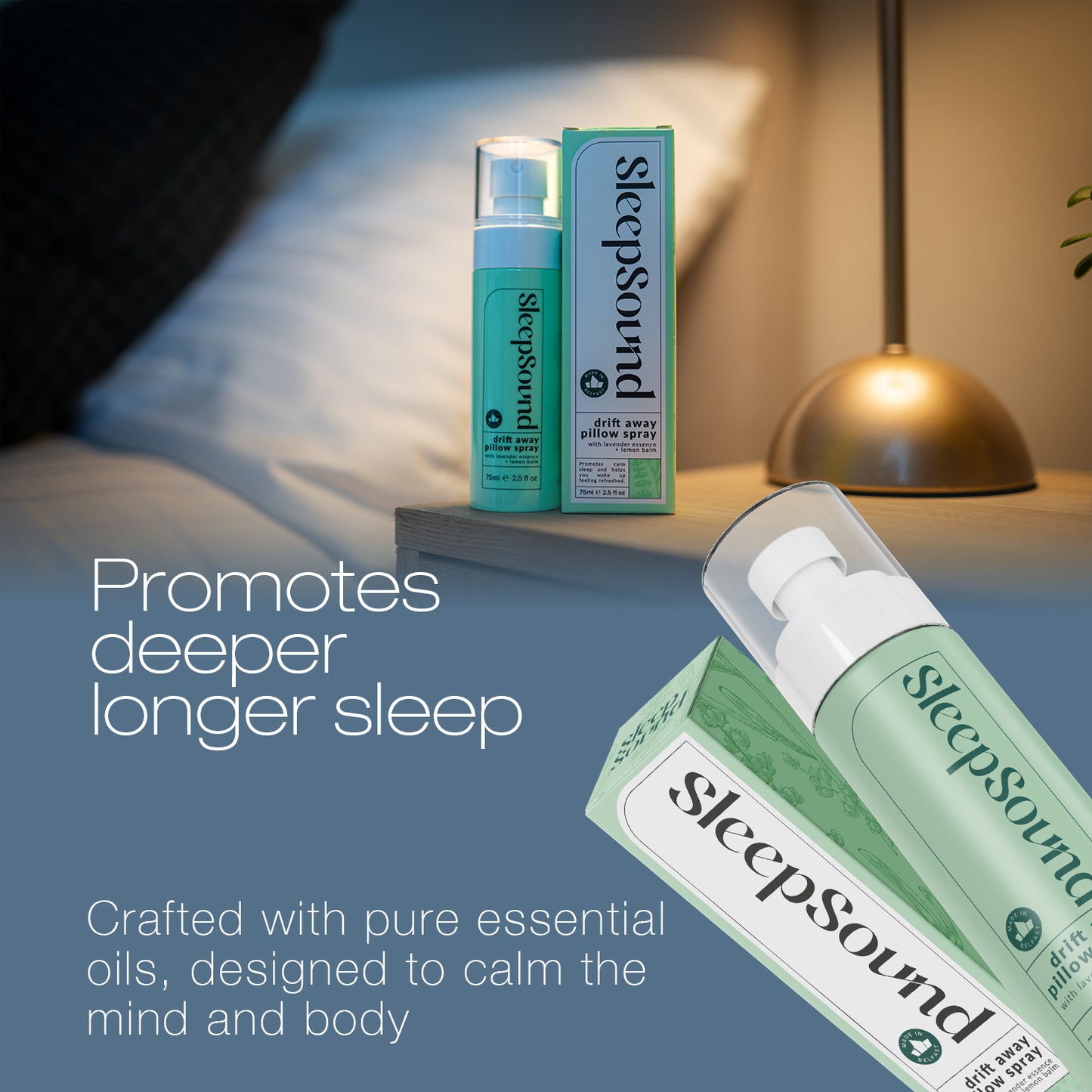 Sleep Sound Drift Away Pillow Spray - Lemon & Lavender